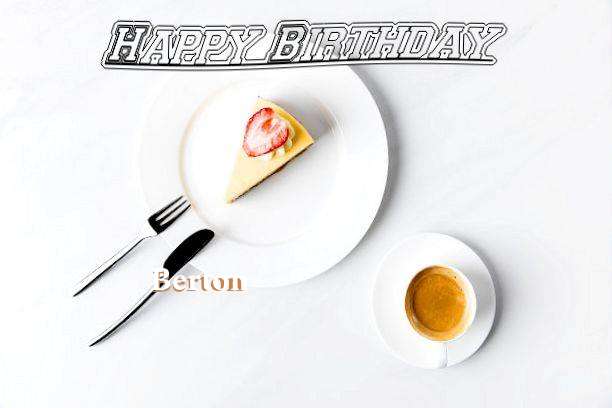 Happy Birthday Cake for Berton