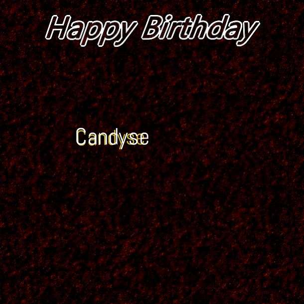 Happy Birthday Candyse Cake Image
