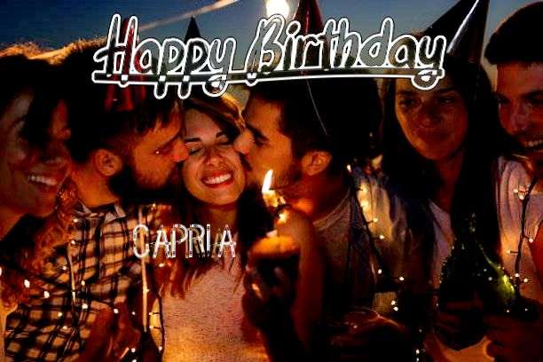 Birthday Wishes with Images of Capria