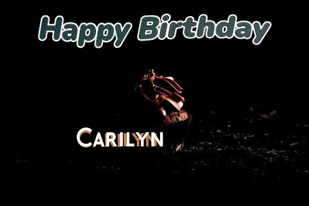 Happy Birthday Carilyn Cake Image