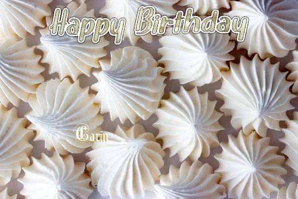 Happy Birthday Carin Cake Image
