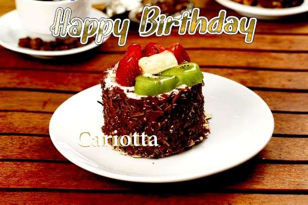 Happy Birthday Cariotta Cake Image