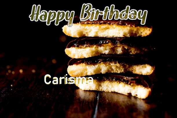 Happy Birthday Carisma Cake Image