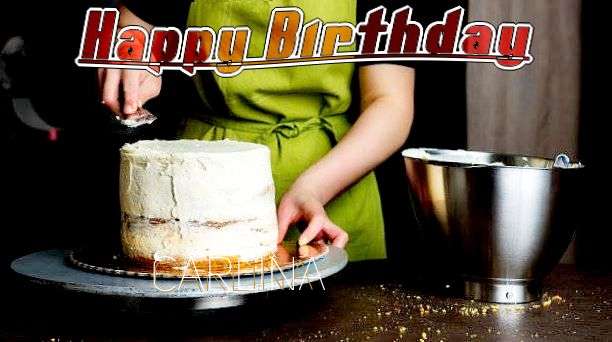 Happy Birthday Carlina Cake Image