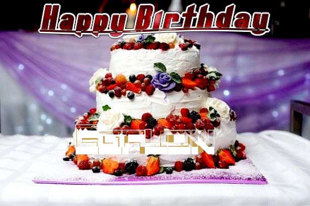 Happy Birthday Carlon Cake Image