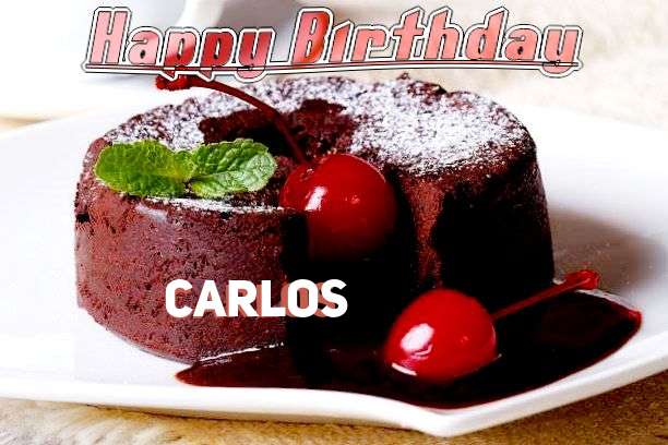 Happy Birthday Carlos Cake Image