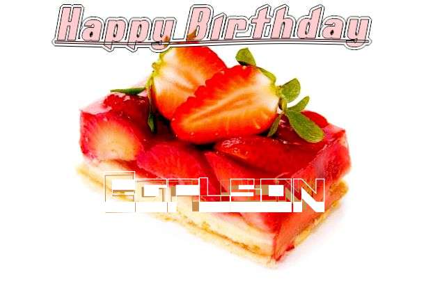 Happy Birthday Cake for Carlson