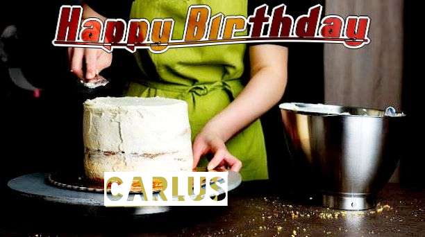 Happy Birthday Carlus Cake Image