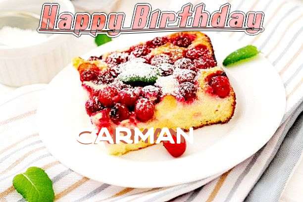 Birthday Images for Carman