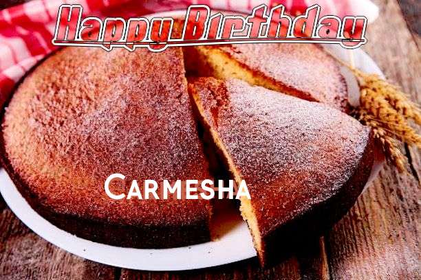 Happy Birthday Carmesha Cake Image