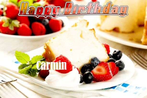 Birthday Wishes with Images of Carmin