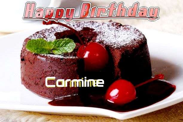 Happy Birthday Carmine Cake Image