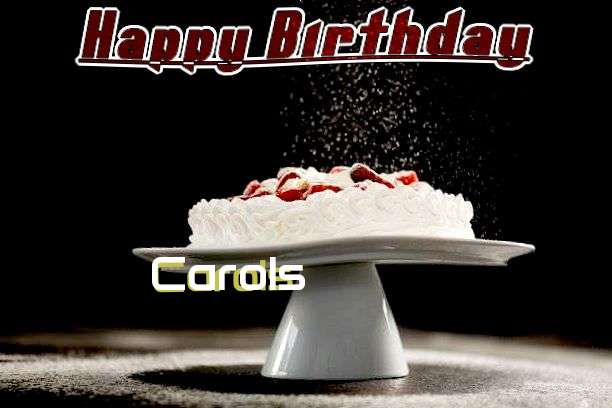 Birthday Wishes with Images of Carols