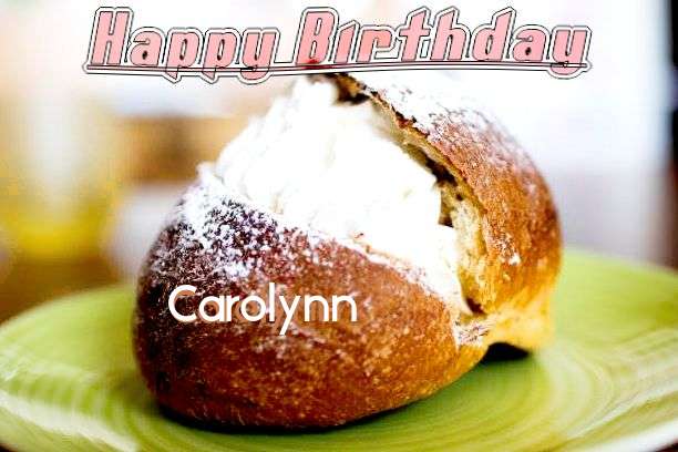 Happy Birthday Carolynn Cake Image