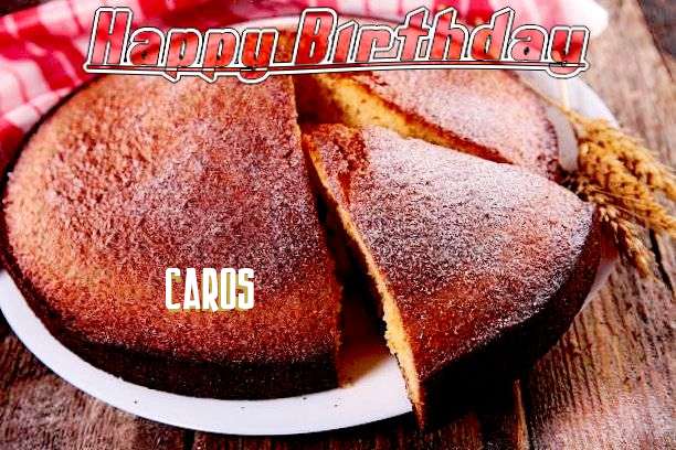 Happy Birthday Caros Cake Image