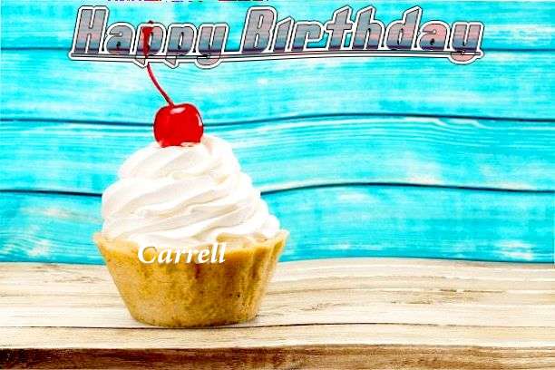 Birthday Wishes with Images of Carrell