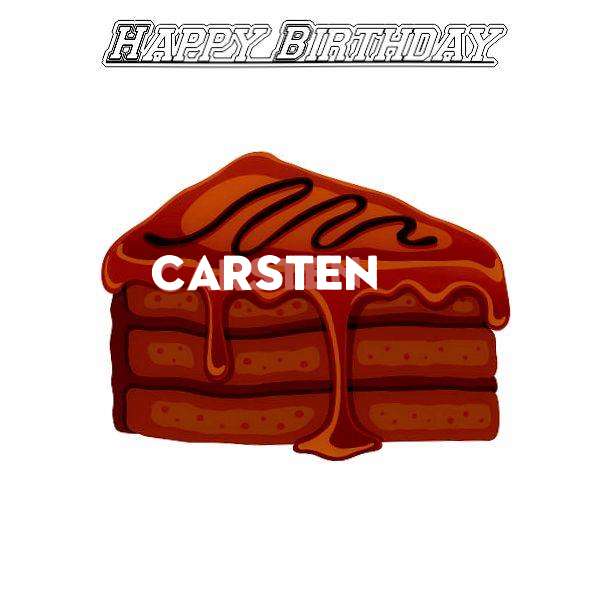 Happy Birthday Wishes for Carsten