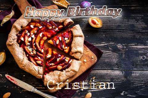 Happy Birthday Cristian Cake Image