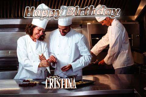 Happy Birthday Cake for Cristina