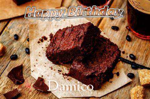 Happy Birthday Damico Cake Image