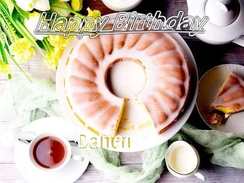 Birthday Wishes with Images of Danen