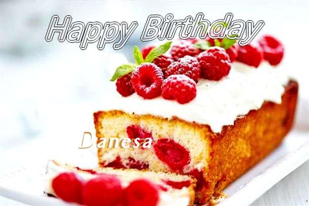 Happy Birthday Danesa Cake Image