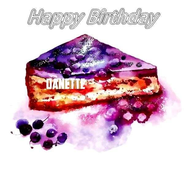 Birthday Wishes with Images of Danette