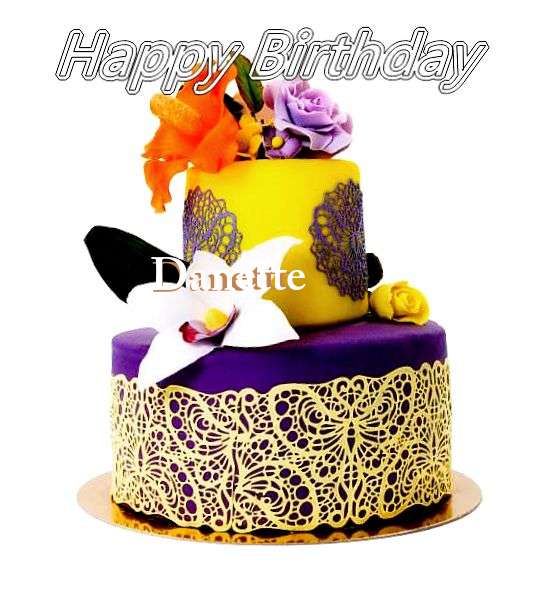 Happy Birthday Cake for Danette