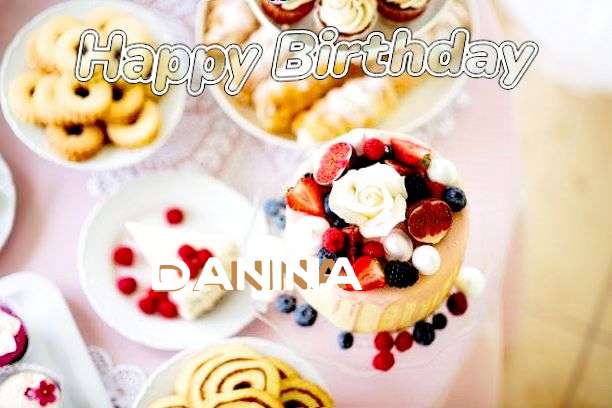 Happy Birthday Danina Cake Image