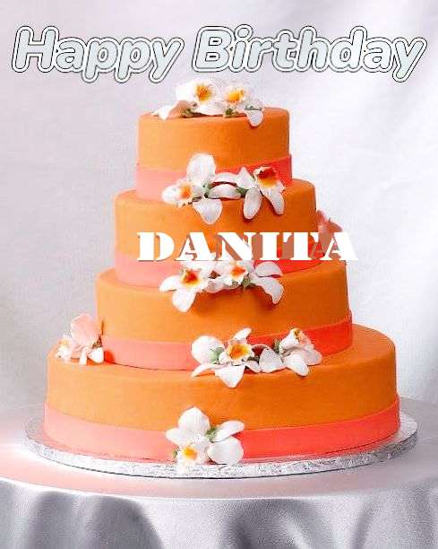 Happy Birthday Danita Cake Image
