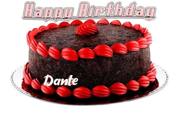 Happy Birthday Cake for Dante