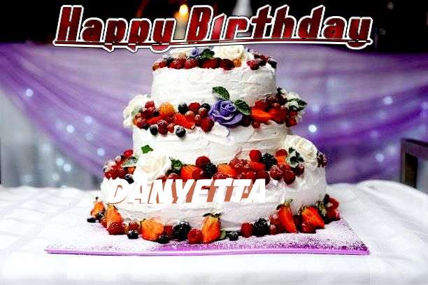 Happy Birthday Danyetta Cake Image