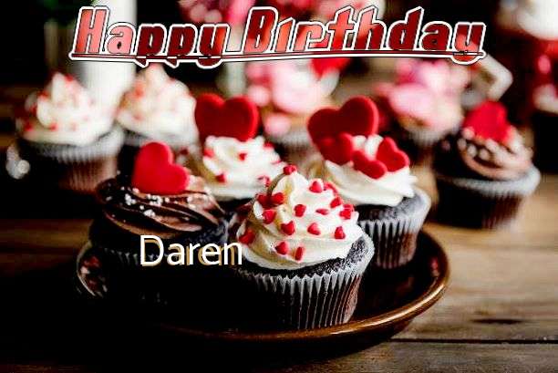 Happy Birthday Wishes for Daren