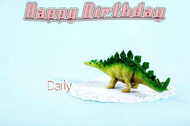 Happy Birthday Darly Cake Image
