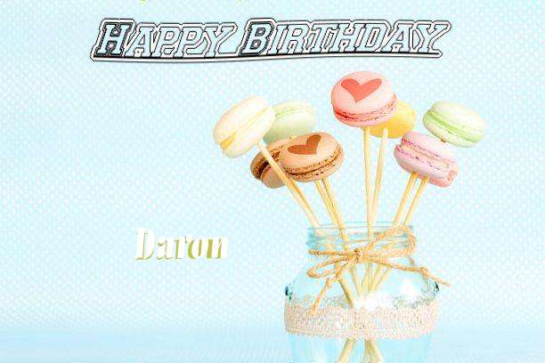 Happy Birthday Wishes for Daron