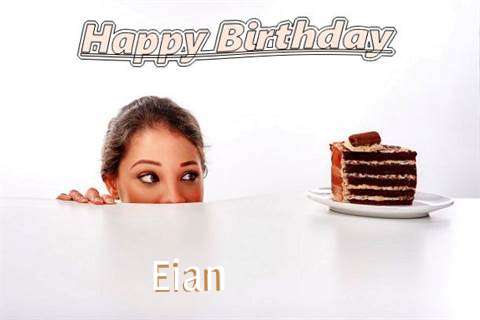 Birthday Wishes with Images of Eian