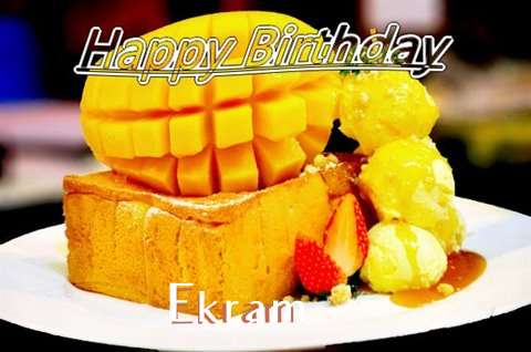 Birthday Wishes with Images of Ekram