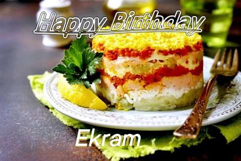 Happy Birthday to You Ekram