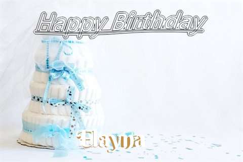 Happy Birthday Elayna Cake Image