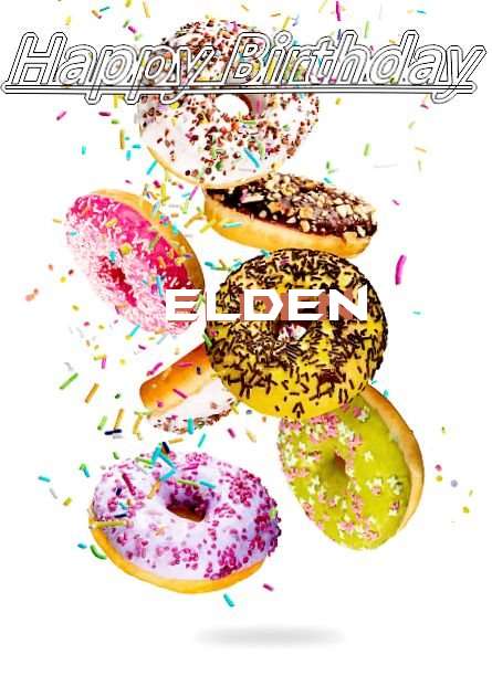Happy Birthday Elden Cake Image