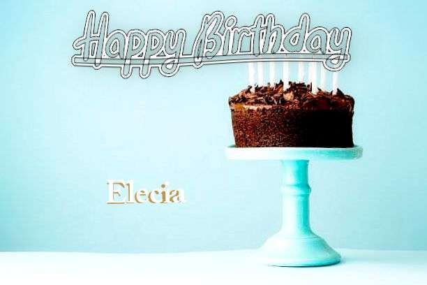 Happy Birthday Cake for Elecia