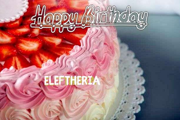 Happy Birthday Eleftheria Cake Image