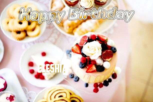 Happy Birthday Eleshia Cake Image