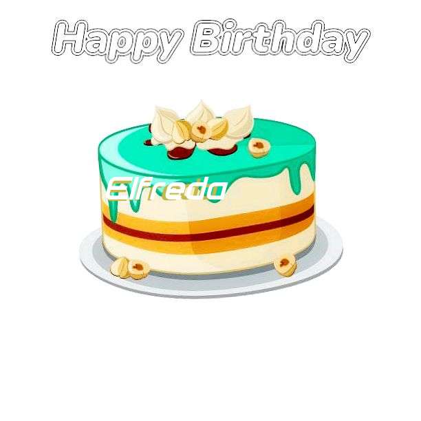Happy Birthday Cake for Elfreda