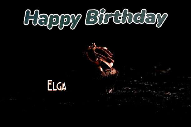 Happy Birthday Elga Cake Image