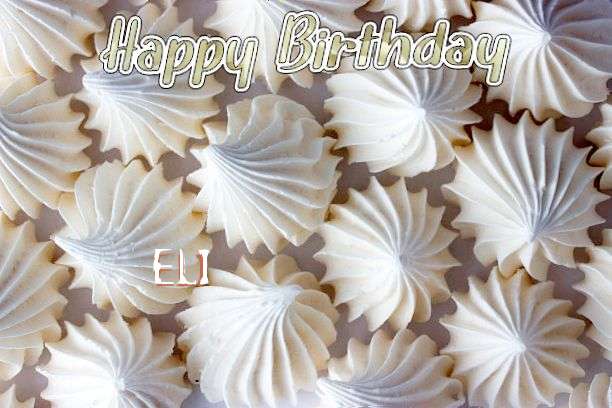 Happy Birthday Eli Cake Image