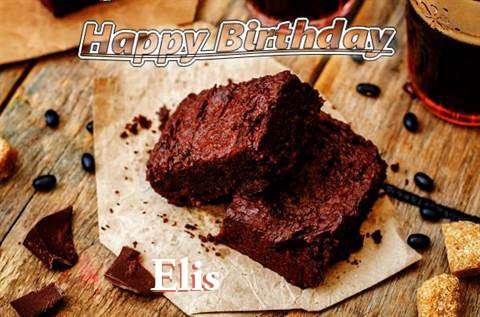Happy Birthday Elis Cake Image