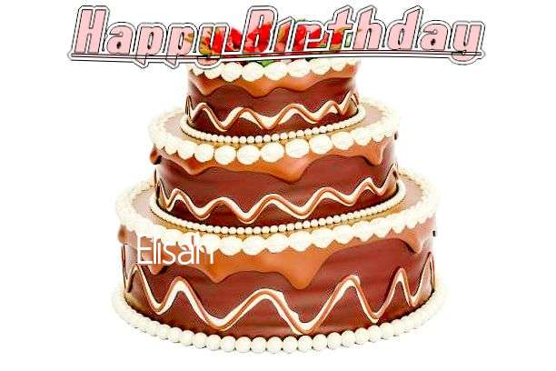 Happy Birthday Cake for Elisah