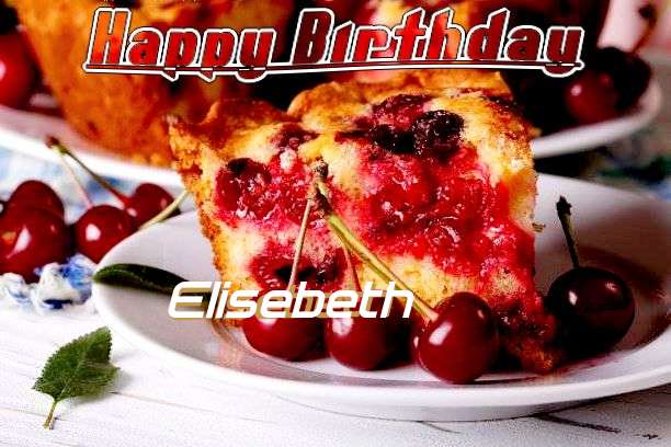 Happy Birthday Elisebeth Cake Image