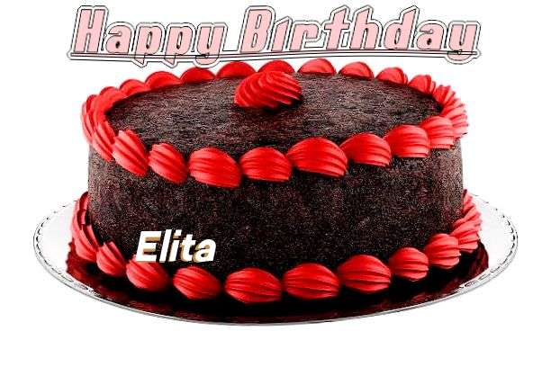 Happy Birthday Cake for Elita